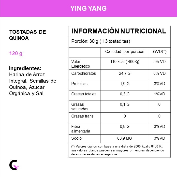 Tostadas de quínoa y arroz integral