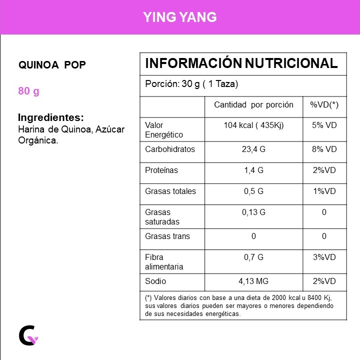 Quínoa pop x80g