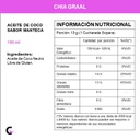 Aceite de coco sabor MANTECA x180ml - Chia graal