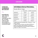 BEBIDAS de ALMENDRAS S/AZUCAR x1l - Cocoon