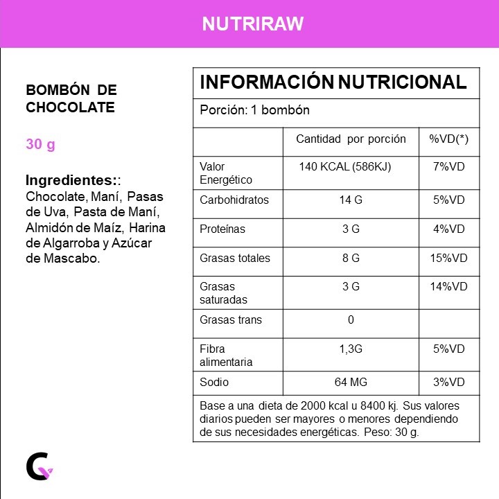 Caja x 10 bombones &quot;chocolate&quot;