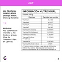 MIX TROPICAL congelado (mango, melon, anana y durazno) x1kg - Alif