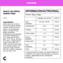 Snack de ARROZ sabor PIZZA x50g - Crowie