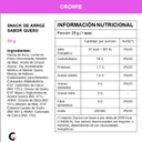 Snack de ARROZ sabor QUESO x50g - Crowie