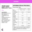 VEGGIES snack sabor TOMATE x50g - Crowie