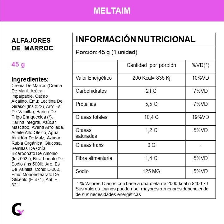 Caja x12 alfajores MARROC - Meltaim