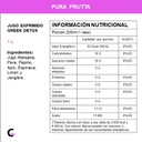 Jugo natural GREEN DETOX x1l - Pura Frutta