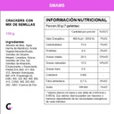 Crackers con MIX de SEMILLAS x150g - Smams