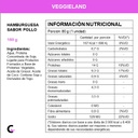 Hamburguesas sabor POLLO x2 unidades - Veggieland