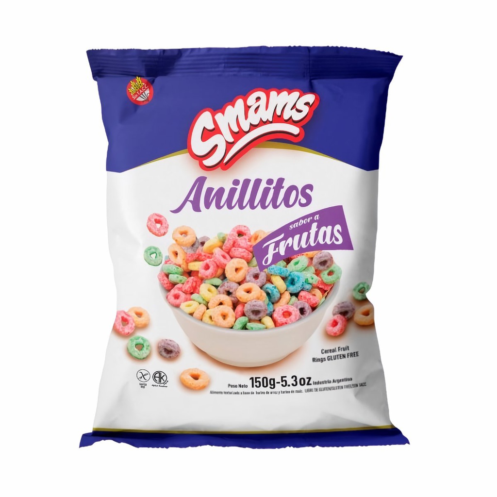 Anillitos frutales x150g - Smams