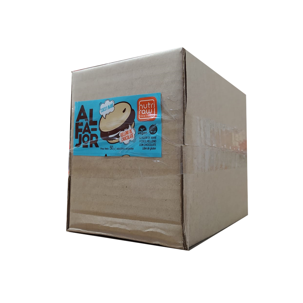 Caja PREMIUM x24 alfajores MARRAWCO - Nutriraw