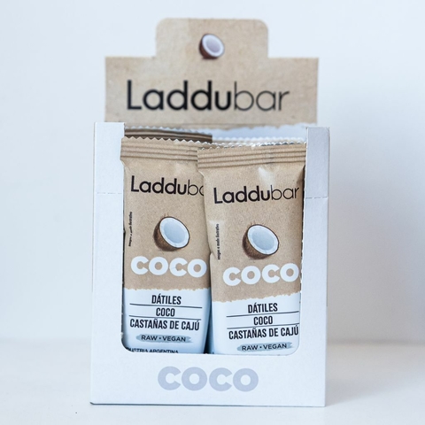 Caja x12 barritas RAW COCO - LadduBar