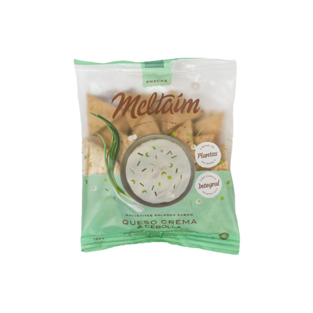 Crackers de QUESO CREMA y CEBOLLA - Meltaim