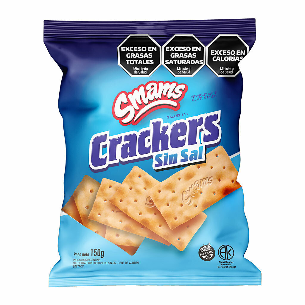 Crackers S/SAL x150g - Smams