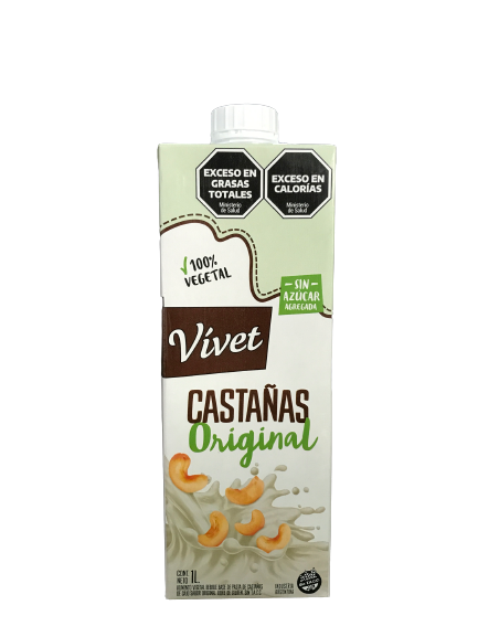 BEBIDA de CASTAÑAS s/AZUCAR x1l - Vivet