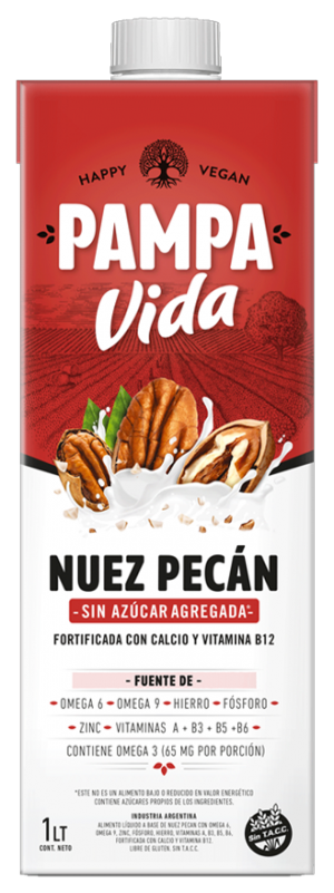 BEBIDA de NUEZ PECAN s/AZUCAR x1l - Pampa Vida