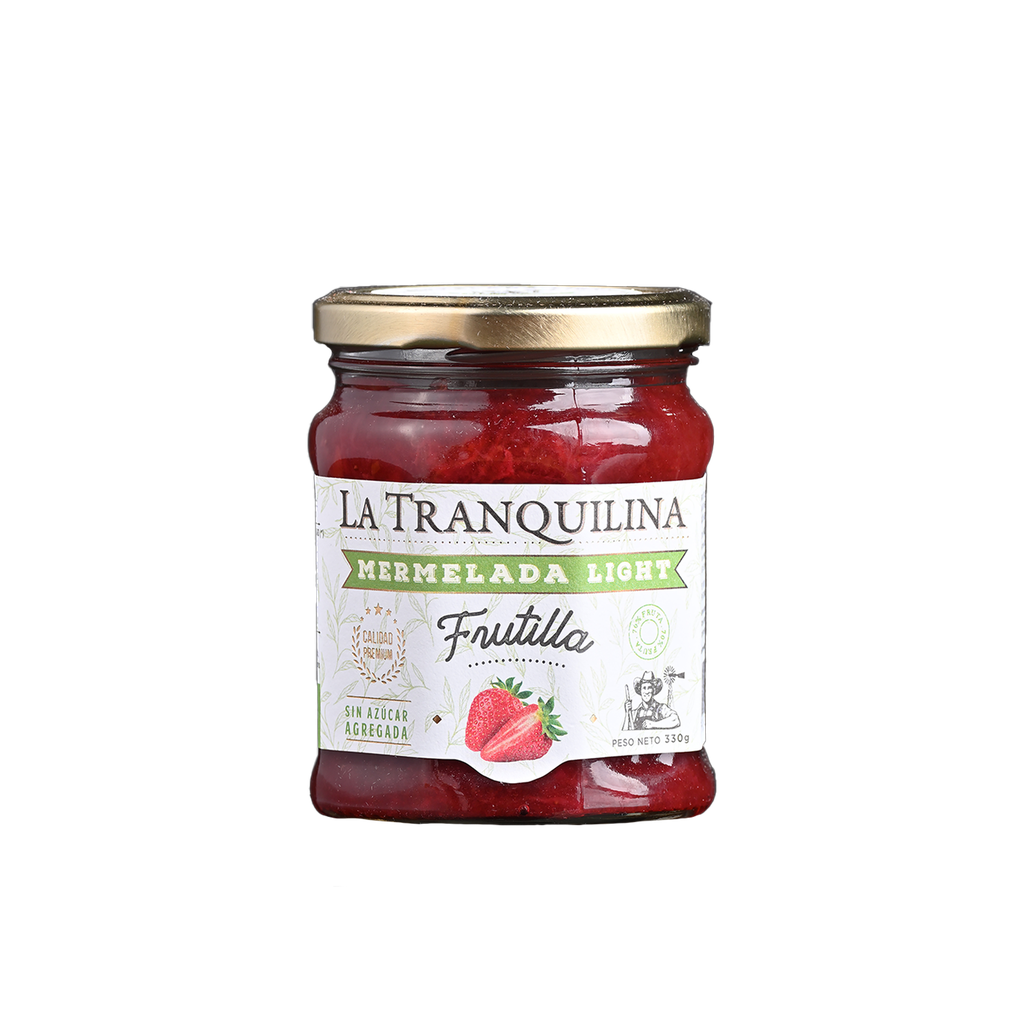 Mermelada de FRUTILLA LIGHT x330g - La Tranquilina