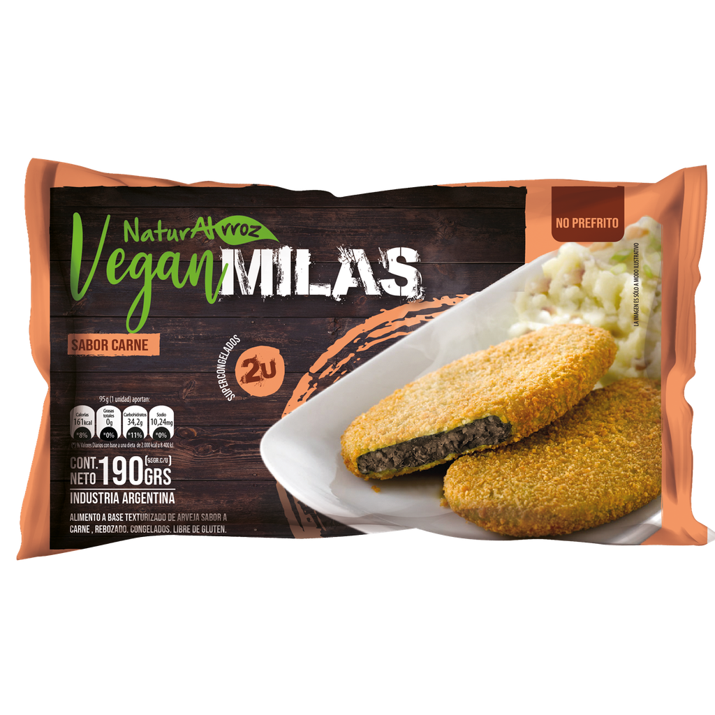 Milanesas de carne x2 unid - Naturalrroz