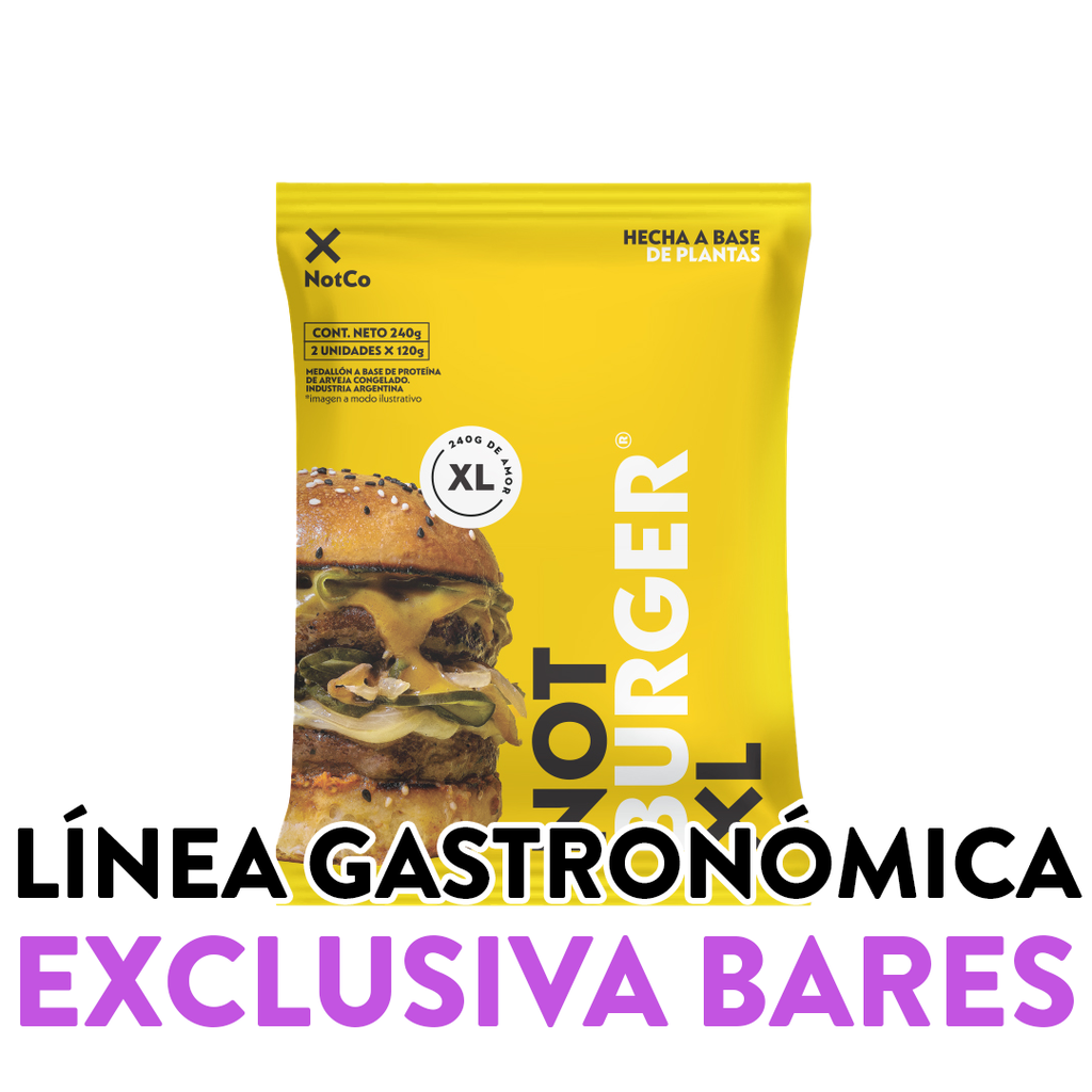 GASTRONOMICO - Burguer XL 2u x120g - NotCo