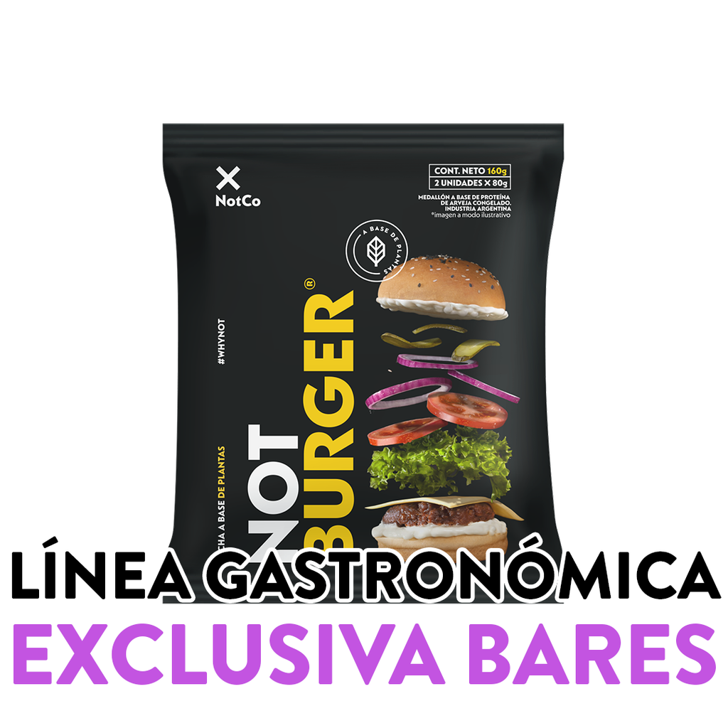 GASTRONOMICO - Burguer clasica 2u x80g - NotCo