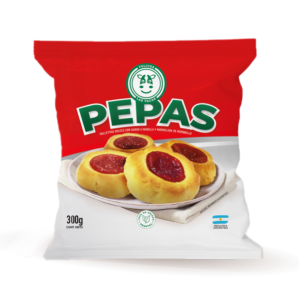 Pepas de membrillo x300g - Felices