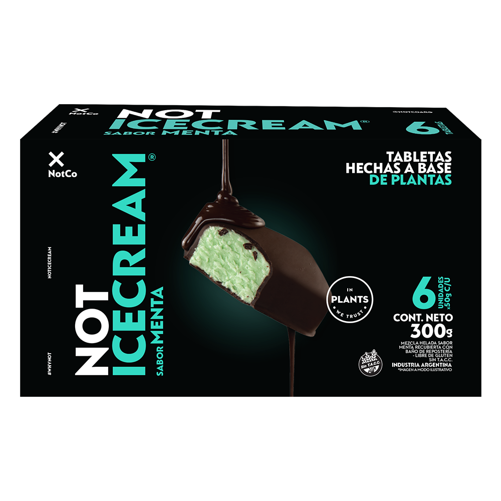 NotIceCream Tabletas Menta x6u - NotCo