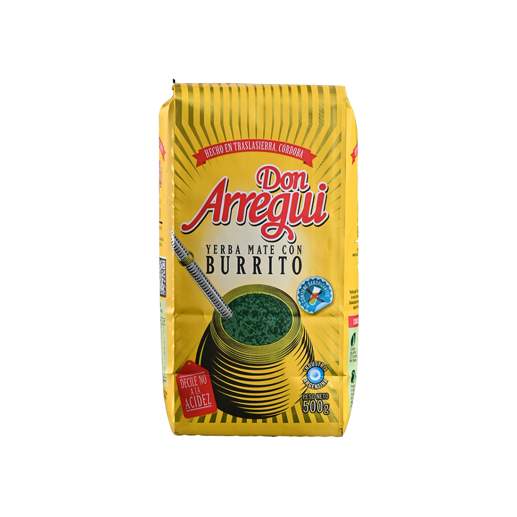 Yerba mate ANTIACIDA BURRITO x500g - Don Arregui