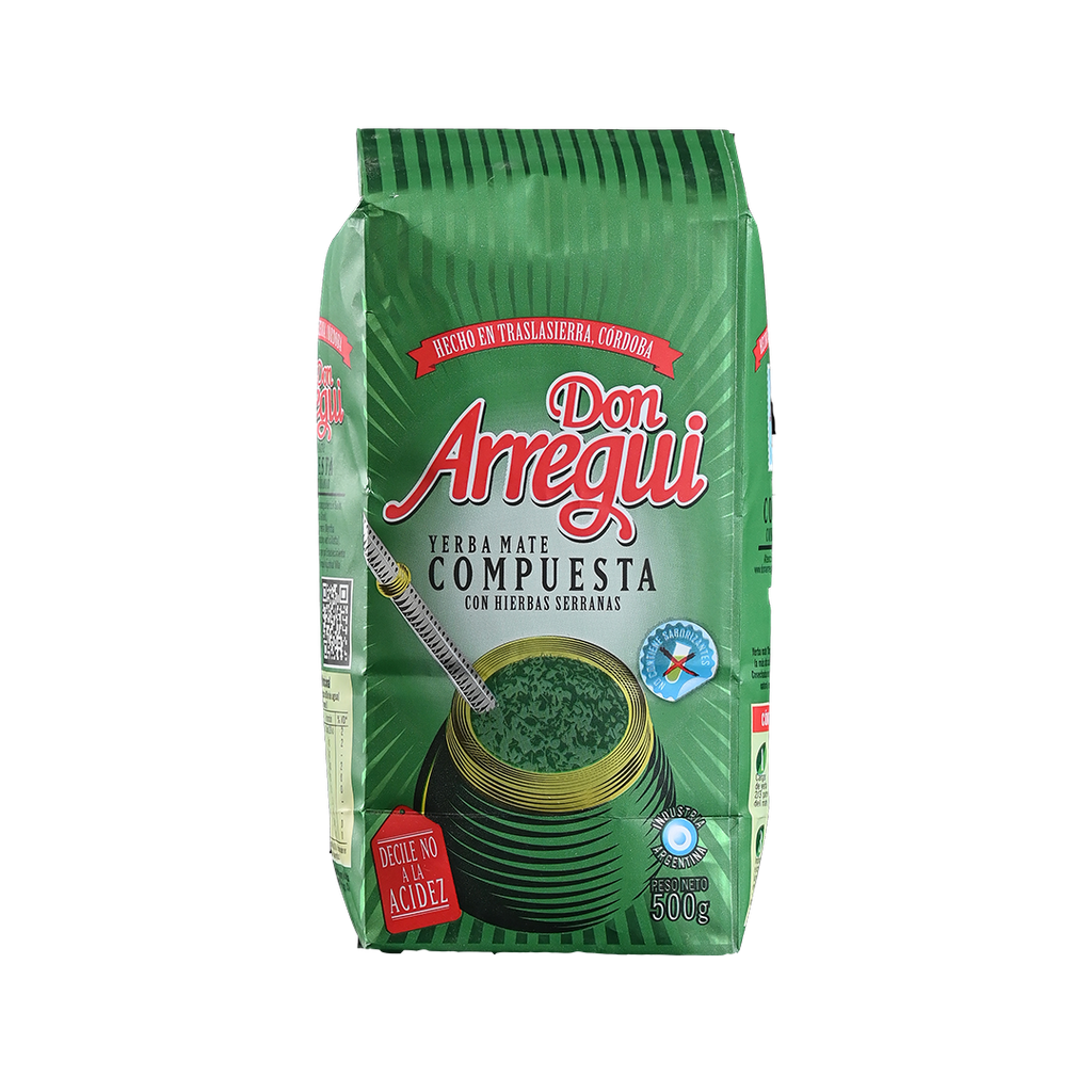 Yerba mate ANTIÁCIDA COMPUESTA x500g - Don Arregui