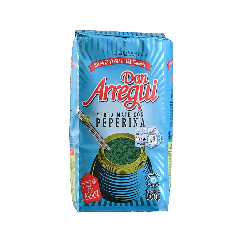 Yerba mate ANTIÁCIDA PEPERINA x500g - Don Arregui