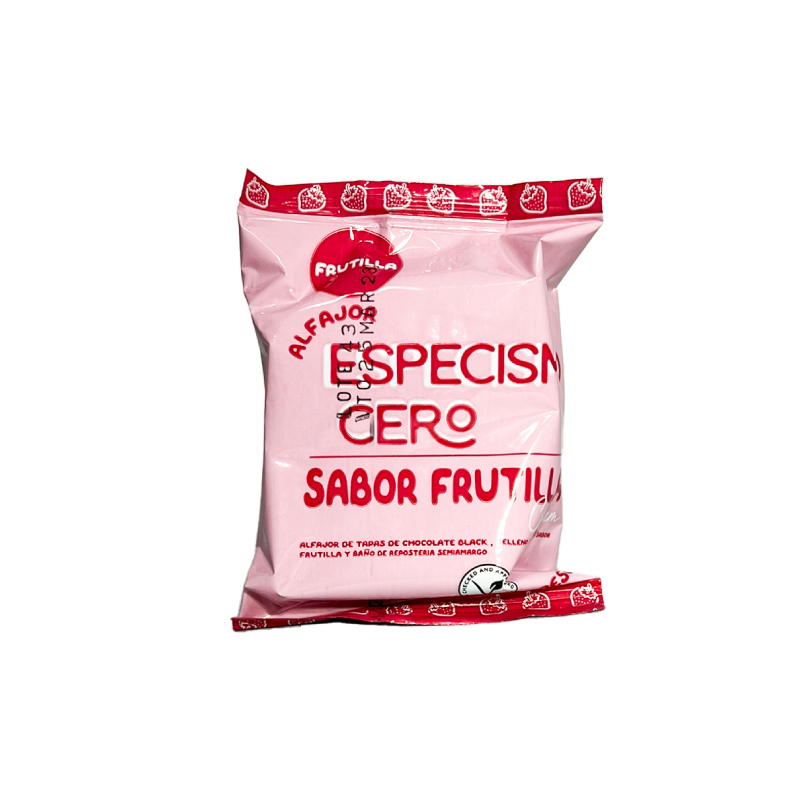 Pack x4 alfajores ESPECISMO FRUTILLA - URV