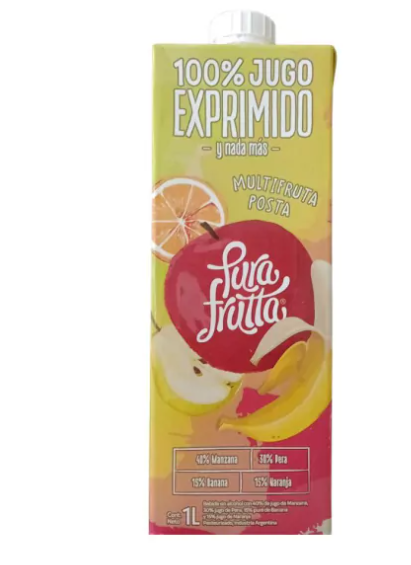 Jugo natural MULTIFRUTA x1l - Pura Frutta