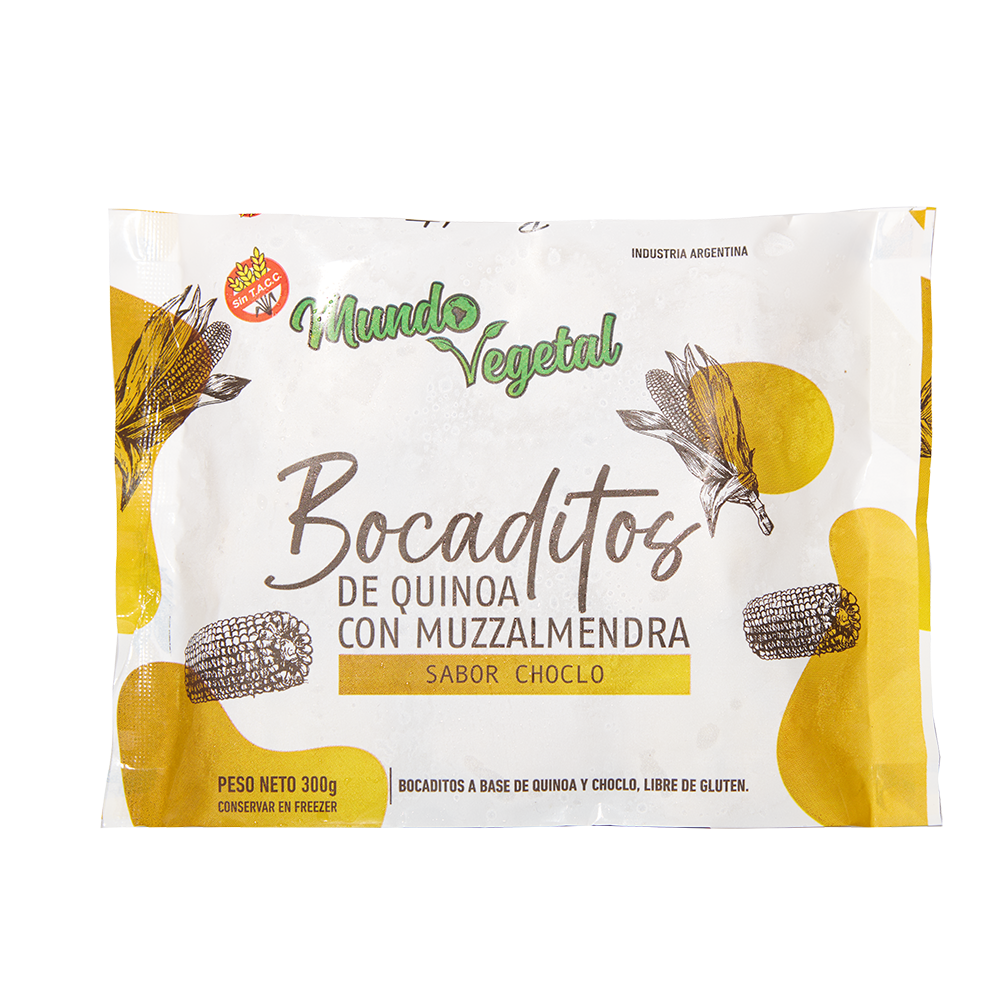 Bocaditos de CHOCLO y quinoa x300g - Mundo Vegetal