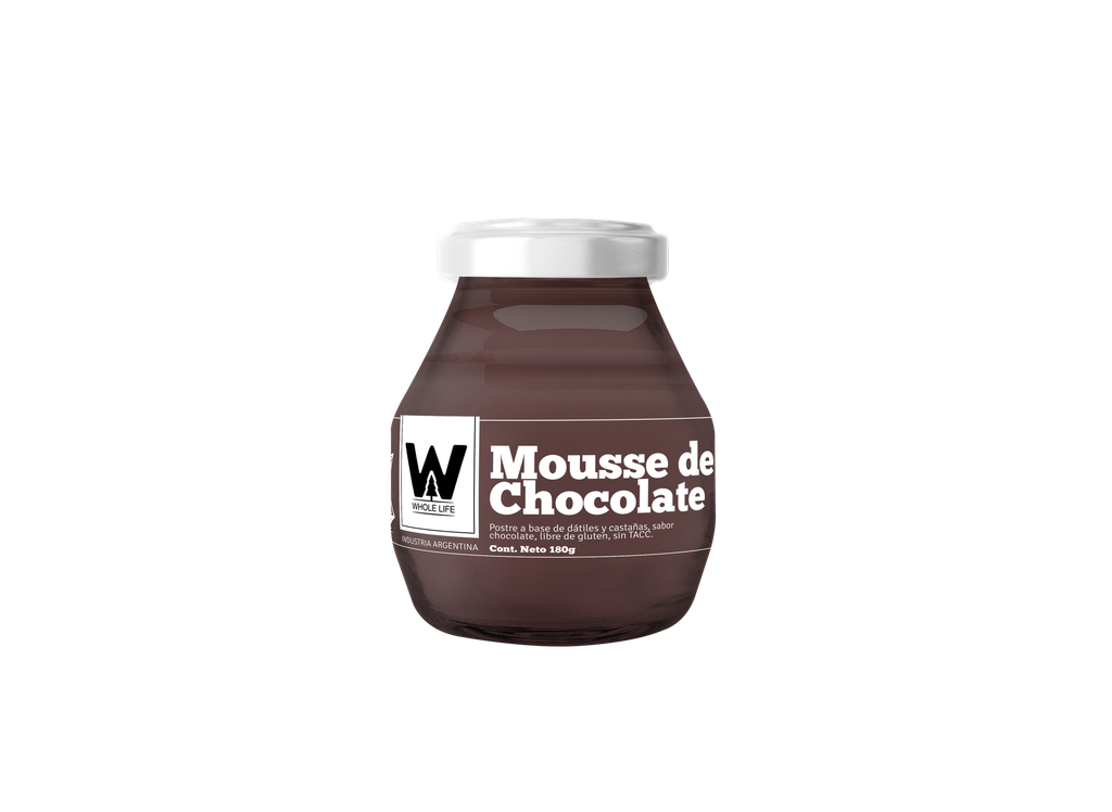 Mousse de CHOCOLATE x180g - Whole Life