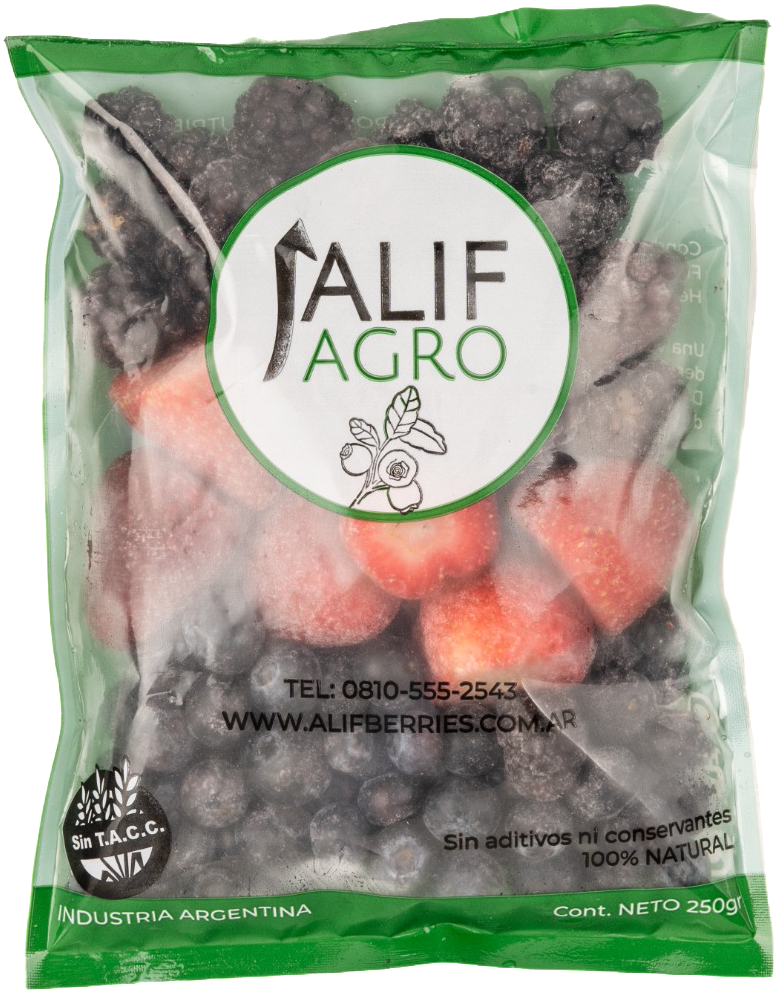 MIX TUCUMANO (arandanos, frutillas y zarzamoras) x250g - Alif