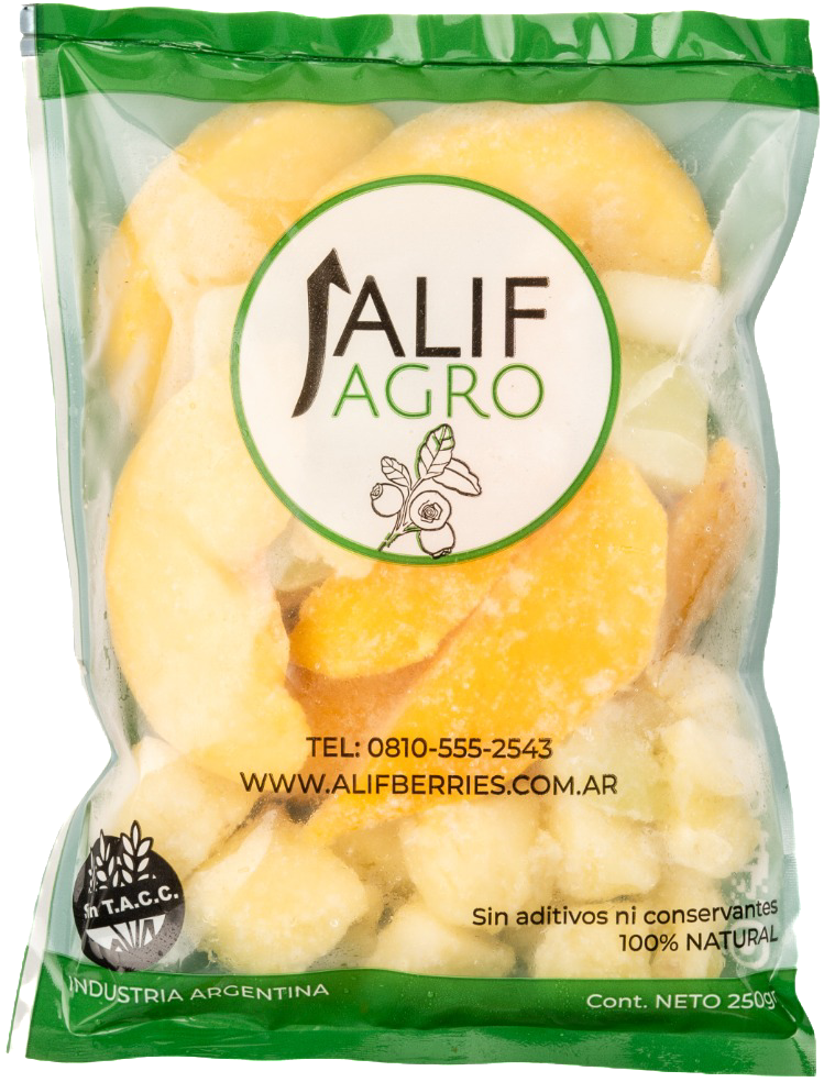 MIX TROPICAL congelado (mango, melon, anana y durazno) x250g - Alif