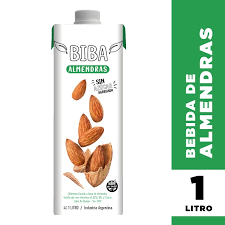 BEBIDA de ALMENDRAS original SIN AZUCAR x1l - Biba