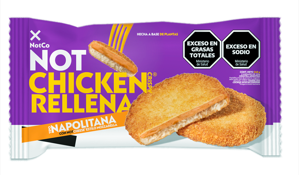 NotChicken CRISPY rellena NAPOLITANA 2x120g - NotCo