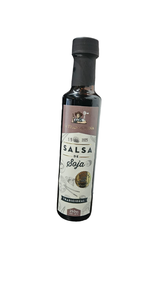 Salsa de SOJA en frasco de VIDRIO x250ml - La Tranquilina