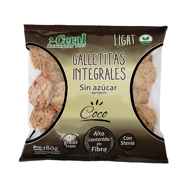 GALLETITAS integrales de COCO x180g - Ceral