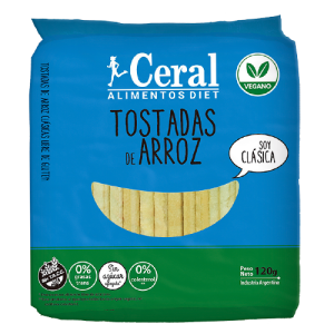 TOSTADAS de ARROZ c/SAL x120g - Ceral