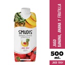 SMUDIS de BANANA, ANANA Y FRUTILLA x500ml - Biba