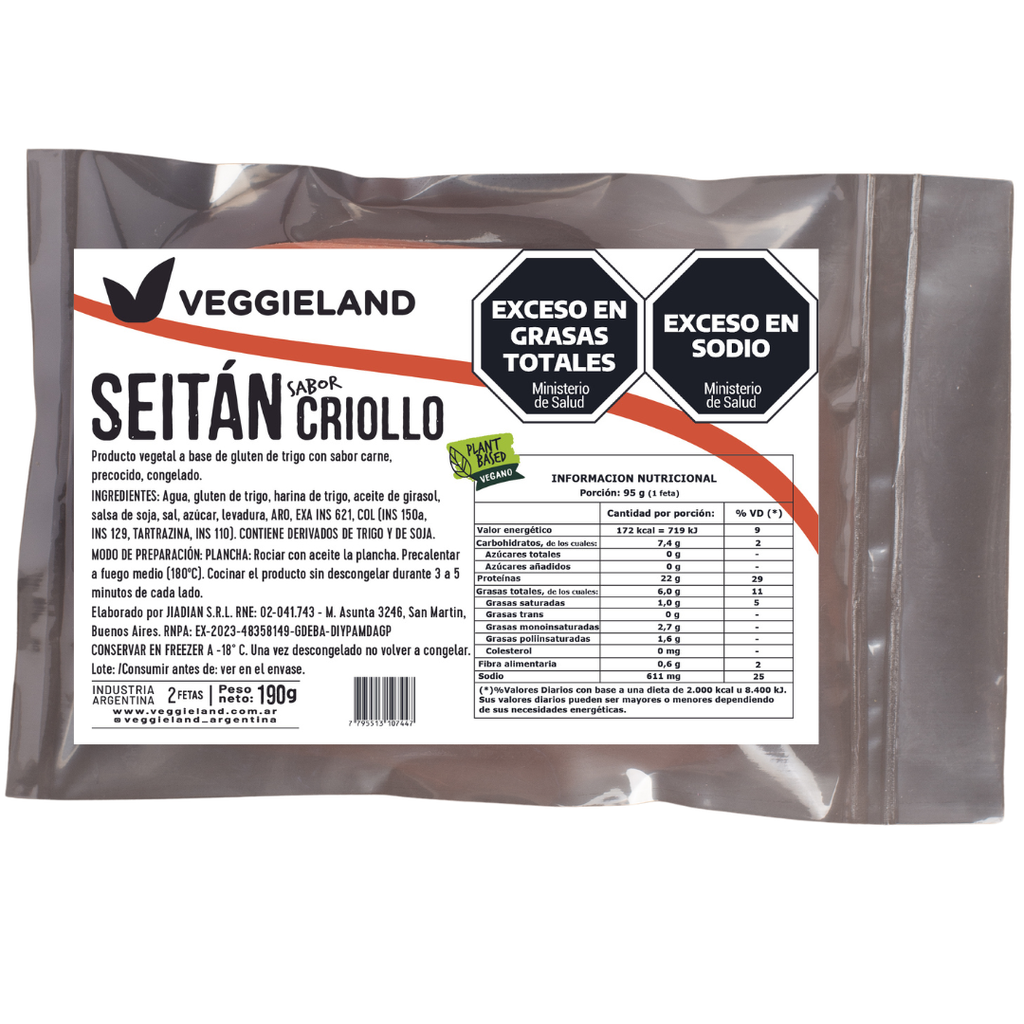 Seitan CRIOLLO x2u - Veggieland