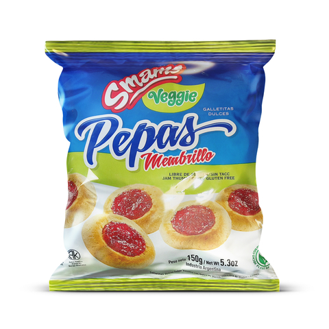 Pepas de membrillo VEGGIES x150g - Smams