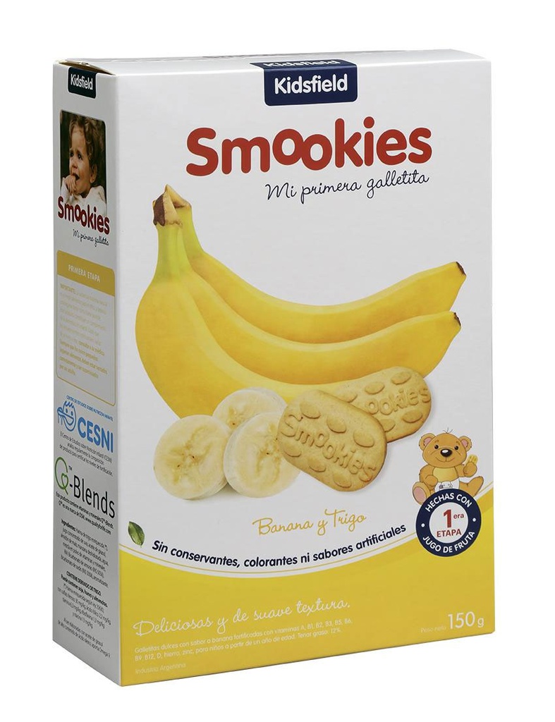 Galletitas Baby de BANANA x150g - Smookies