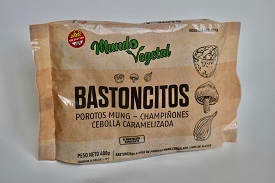 Bastoncitos de mung, cebolla y CHAMPIÑONES x400g - Mundo Vegetal