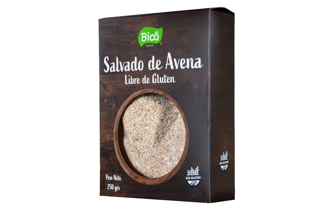 Salvado de AVENA sin gluten x250g - Binfinit