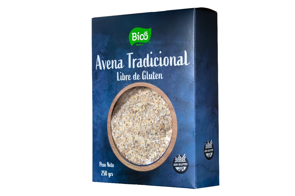 Avena TRADICIONAL sin gluten x250g - Binfinit