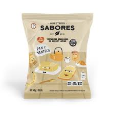 TOSTADITAS sabor PAN y MANTECA x50g - Nuestros Sabores