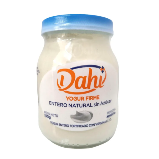 Yogur firme NATURAL s/azucar - Dahi