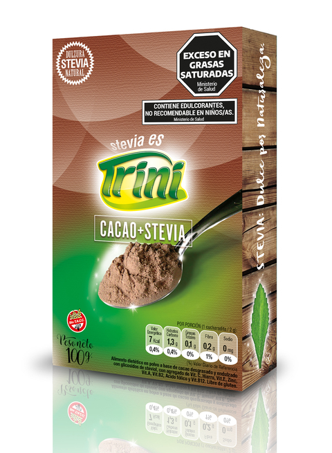 Cacao c/STEVIA x100g - Trini